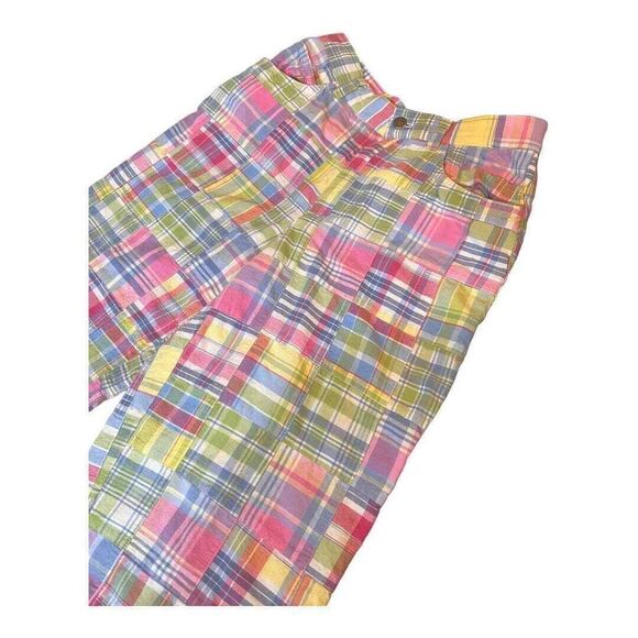 JONES NEW YORK SPORT | Madras 100% Cotton Lightweight Pant | Vintage | Size 4 - Picture 3 of 5